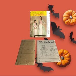 McCalls M5414 Costume Sew Girl 7-14 Pattern Early America Civil War Uncut 2007